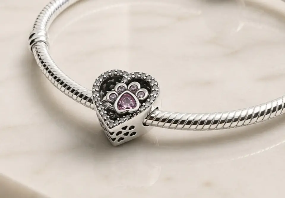 Charm Corazón Huellita 1