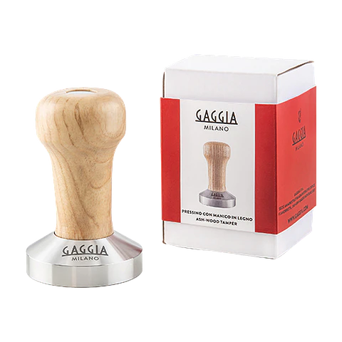 Tamper Gaggia 58mm con Mango de Madera