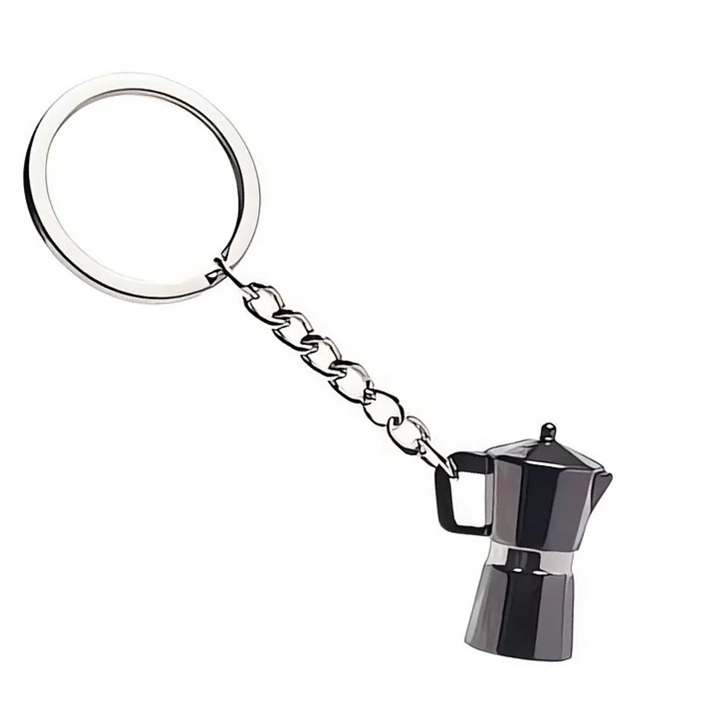 Llaveros Temáticos Mini:  Cafetera Moka - Portafiltro 2