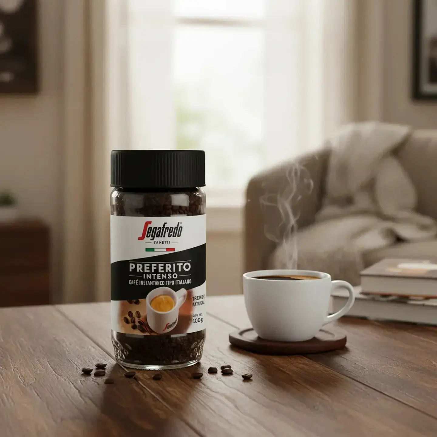Café Instantáneo Preferito Intenso Segafredo 100g 4