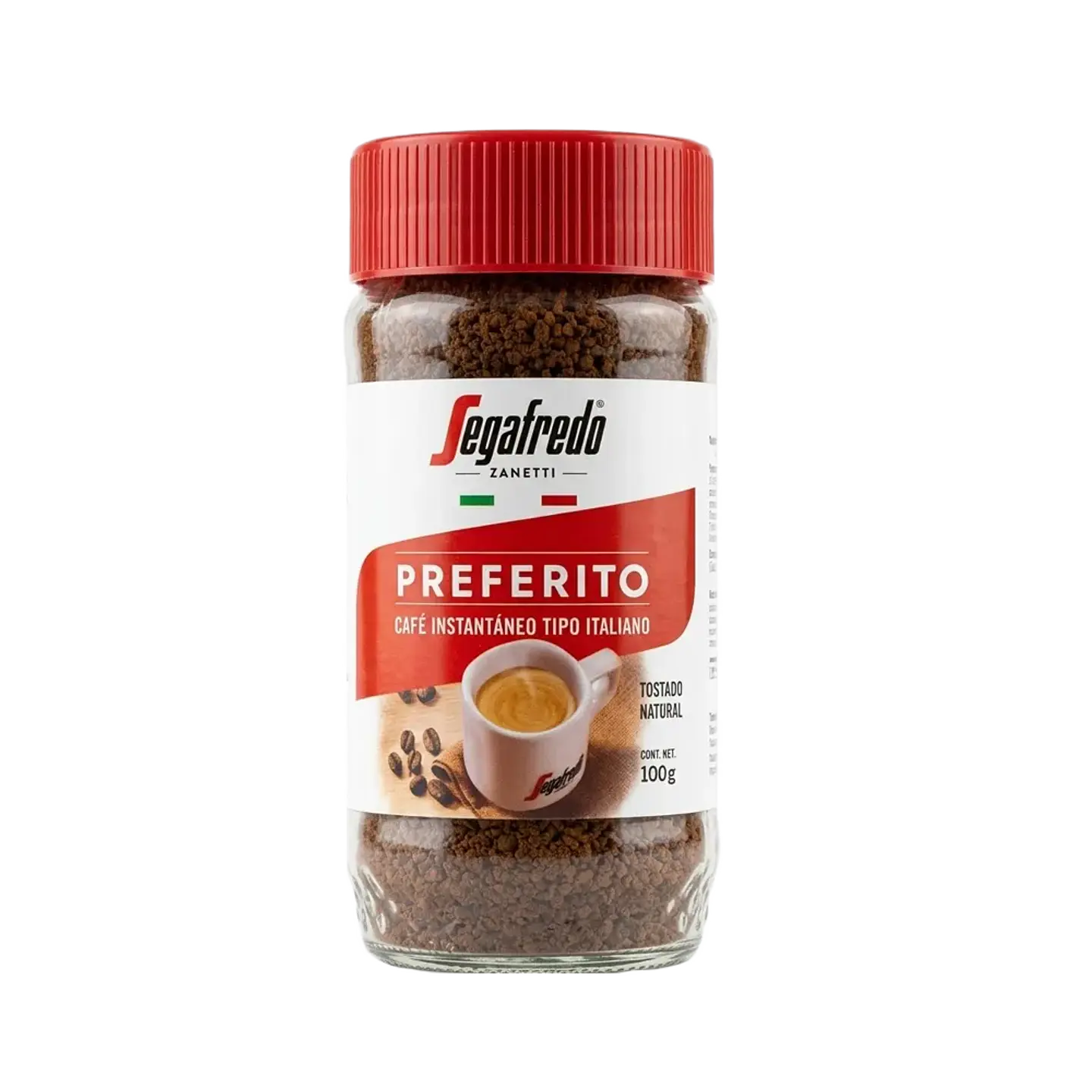 Café Instantáneo Preferito Segafredo 100gr 1