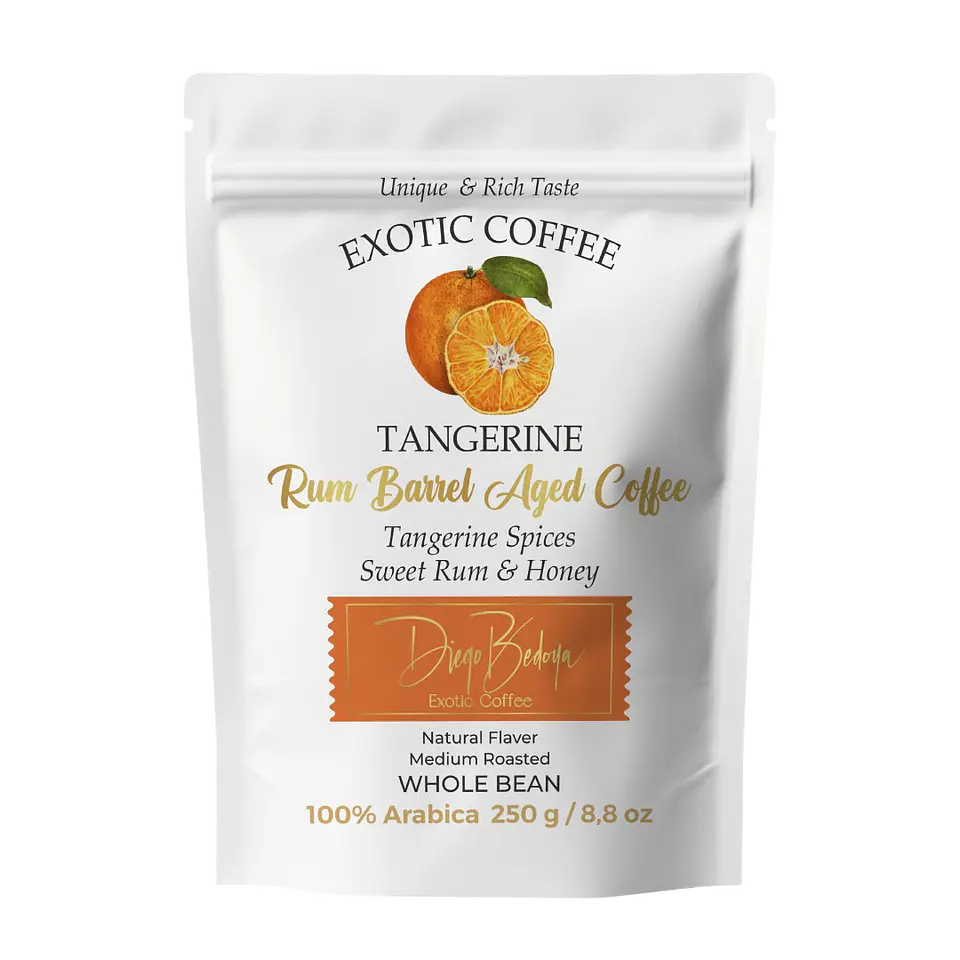 Café Grano 250 Gms Diego Bedoya Tabí Mandarina Ron 1