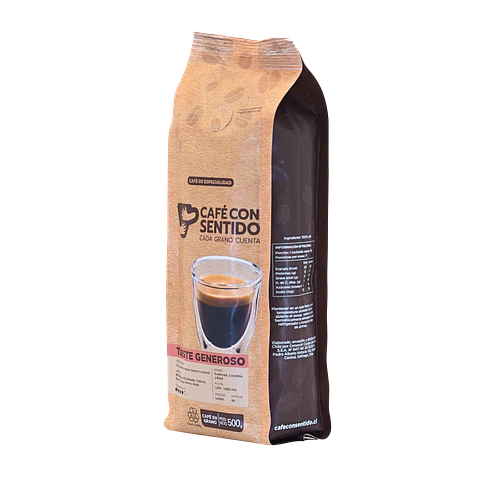 Café Grano 500 Gms Especialidad Consentido Tueste Generoso
