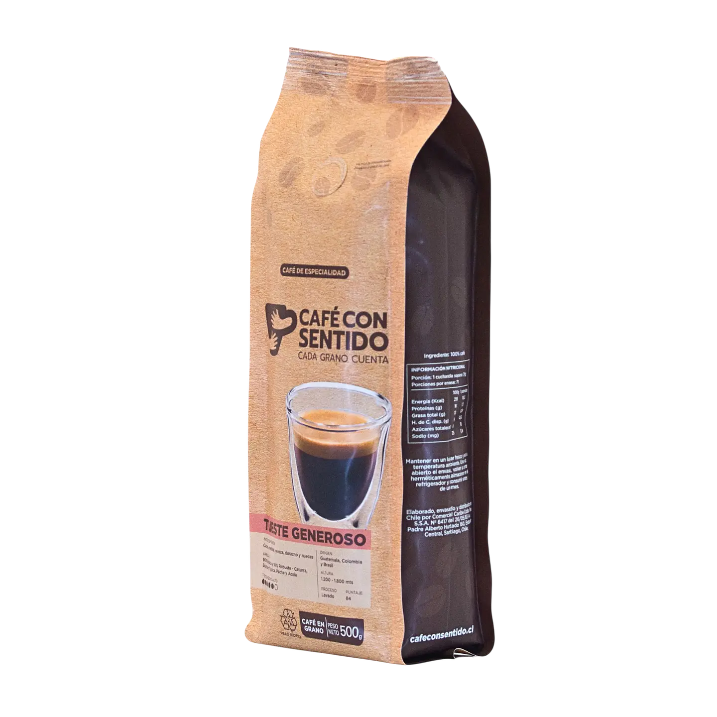 Café Grano 500 Gms Especialidad Consentido Tueste Generoso 1
