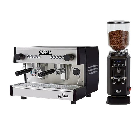 Pack Gaggia La Nera 2G + Molino G4