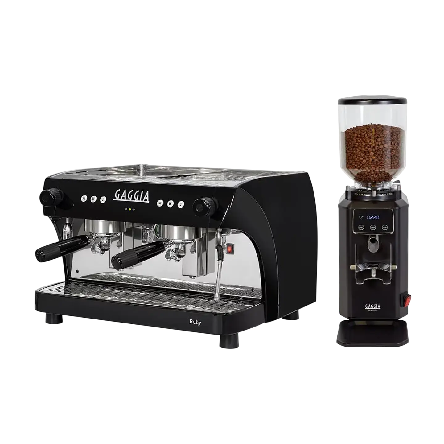 Pack Gaggia Ruby Pro 2G + Molino G4 1