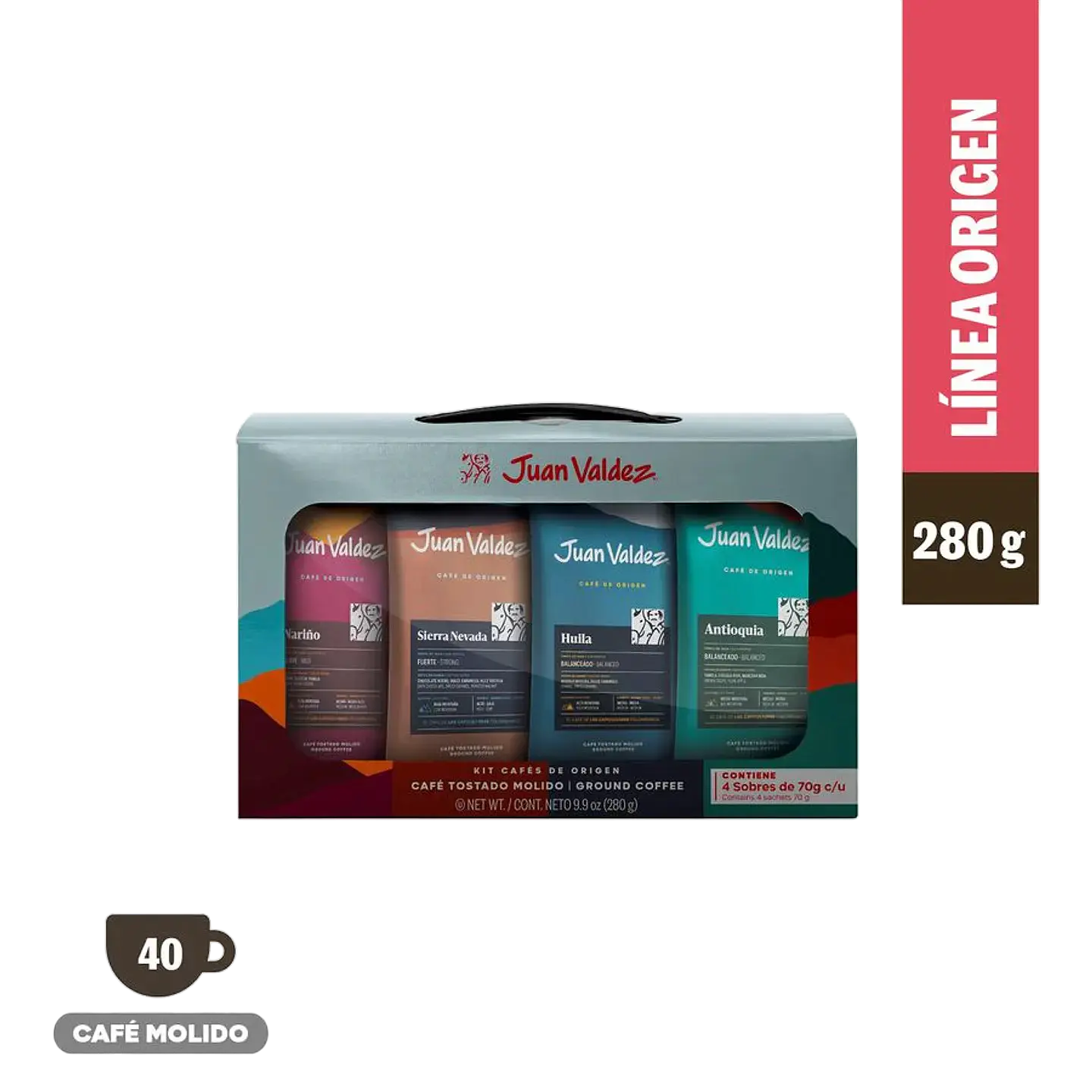 Kit Origen Juan Valdez 4x70g 3
