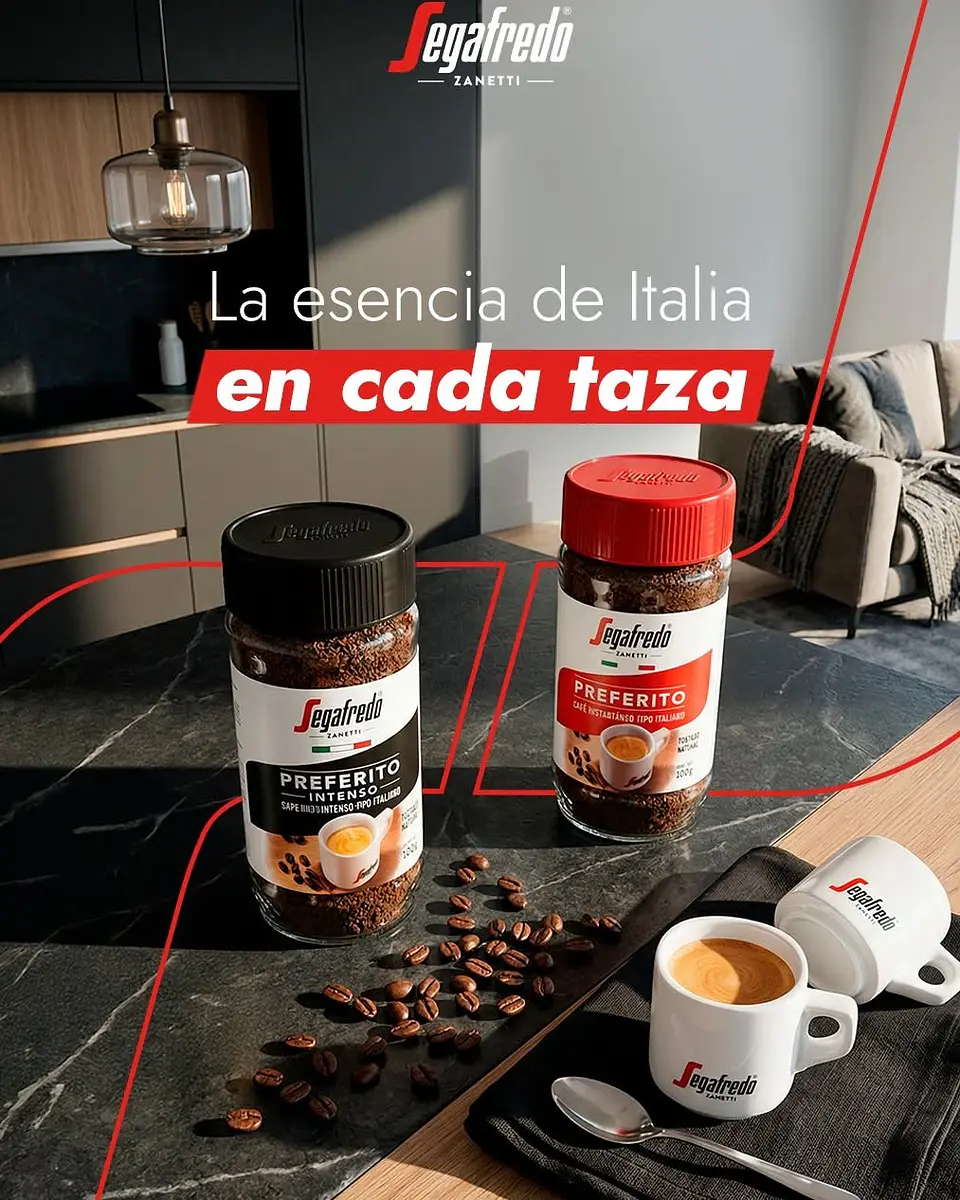 Café Instantáneo Preferito Intenso Segafredo 100g 2