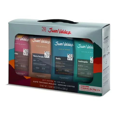Kit Origen Juan Valdez 4x70g