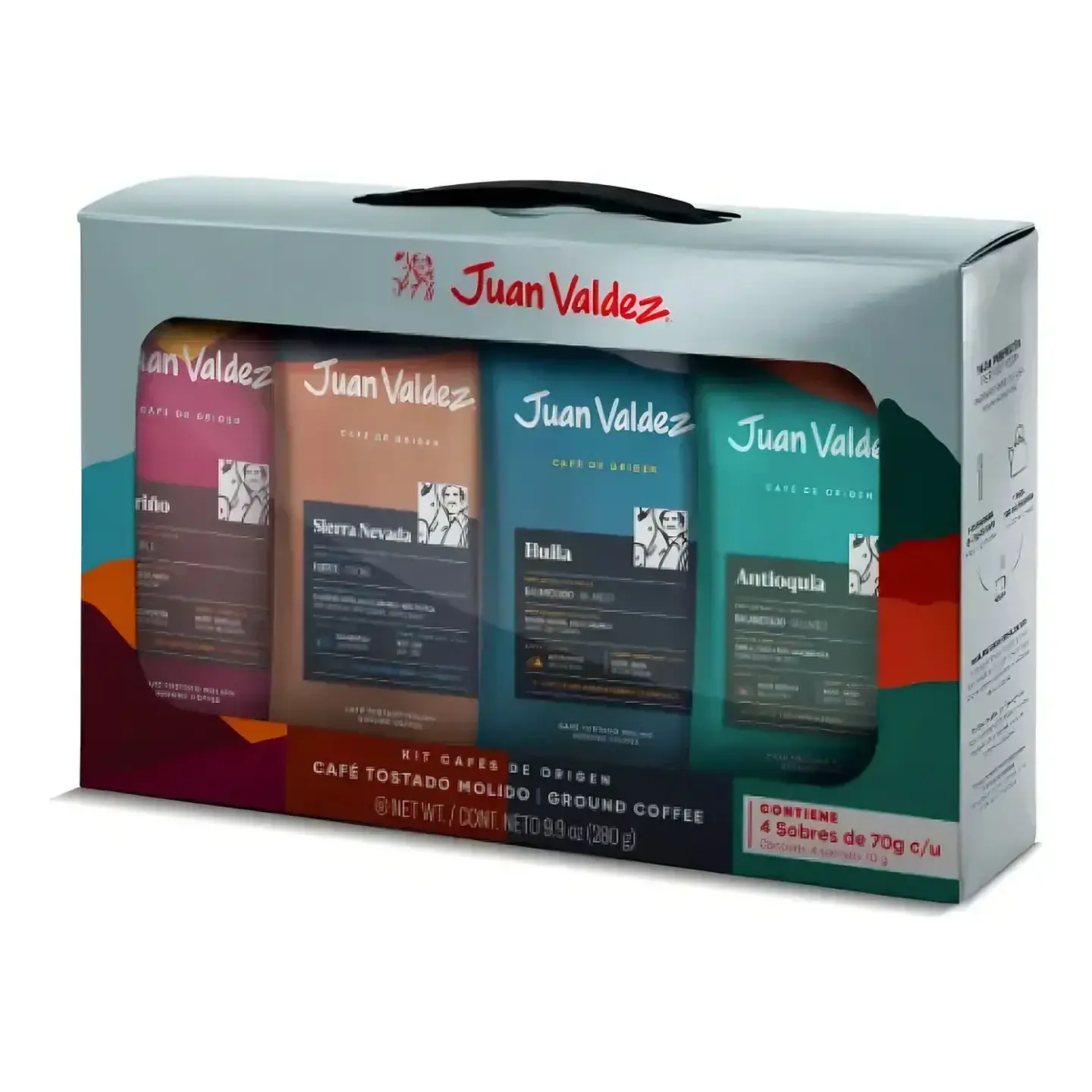 Kit Origen Juan Valdez 4x70g 1
