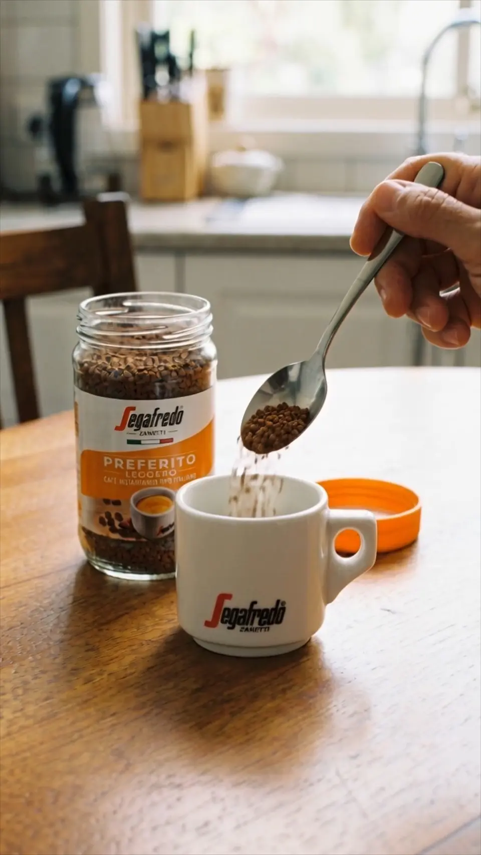 Café Instantáneo Preferito Leggero Segafredo 100gr 2
