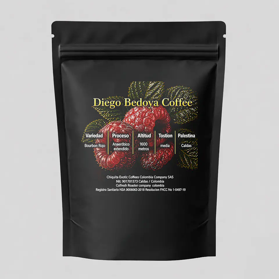 Café Grano 200gr Diego Bedoya Tabi - Bourbon Rojo 2