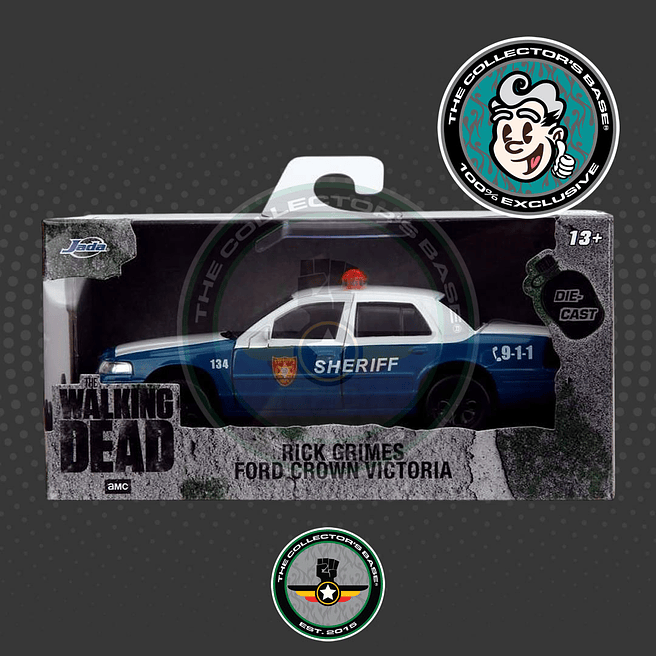 The Walking Dead: Rick Grimes' 1999 Ford Crown Victoria Police Interceptor 1:32 2