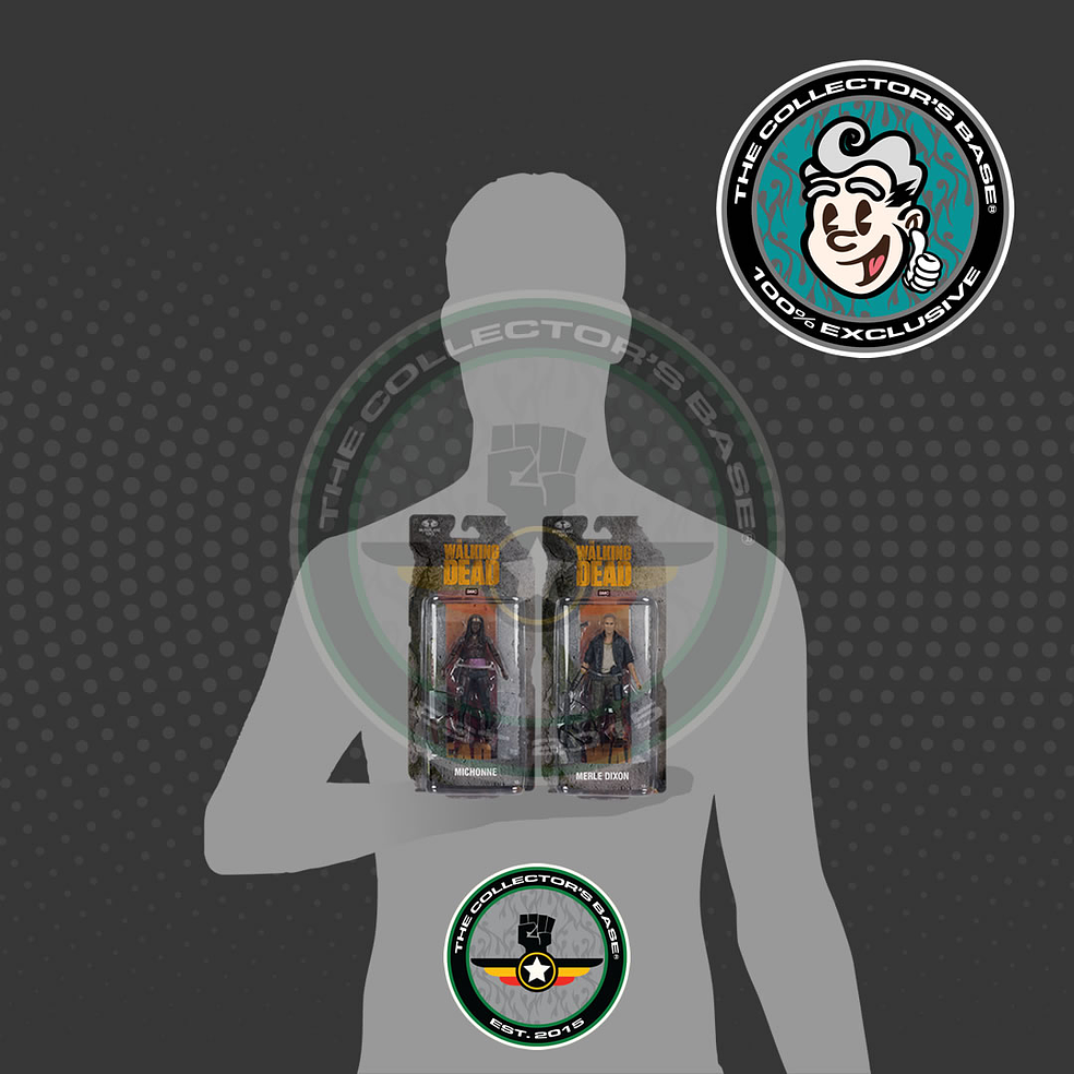 The Walking Dead: Michonne Hawthorne & Merle Dixon 5-inch Action Figures 2-pack 6