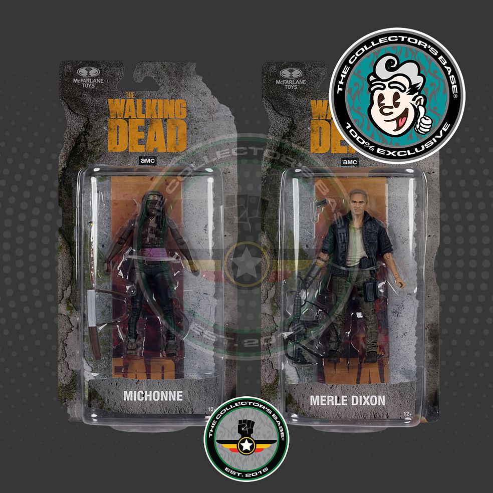 The Walking Dead: Michonne Hawthorne & Merle Dixon 5-inch Action Figures 2-pack 1