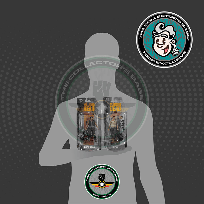 The Walking Dead: Daryl Dixon & Glenn Rhee 5-inch Action Figures 2-pack 6