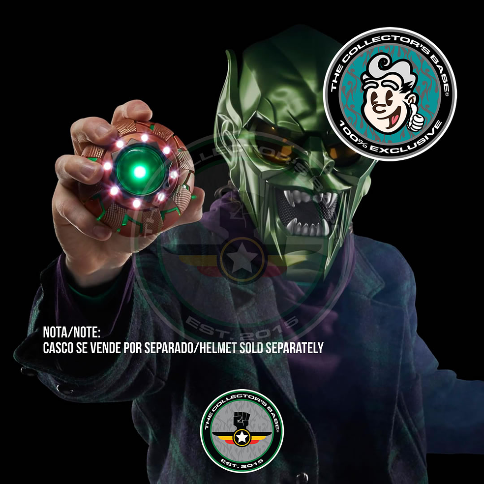 Marvel Legends Series (Spider-Man: No Way Home) Green Goblin Electronic Pumpkin Bomb 7