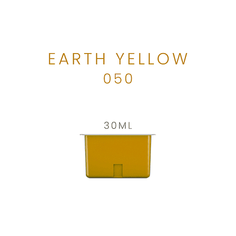 EARTH YELLOW 050 Recambio de Pintura Gouache Miya Himi de 30 ml 4 unidades