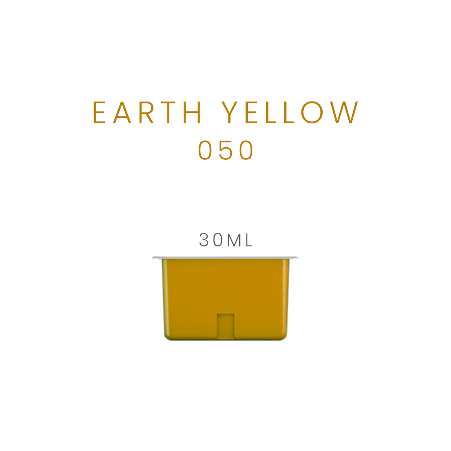 EARTH YELLOW 050 Recambio de Pintura Gouache Miya Himi de 30 ml 4 unidades 1