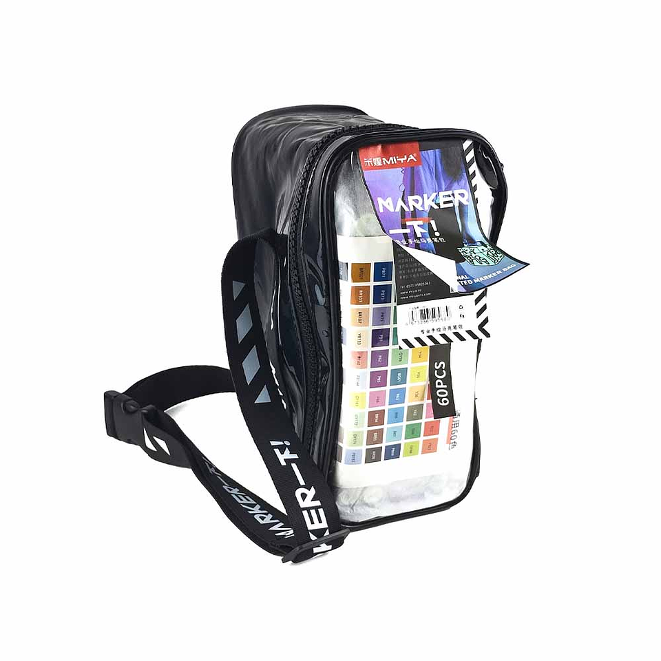 MIYA SET MARCADORES BASE ALCOHOL 60 COLORES  10