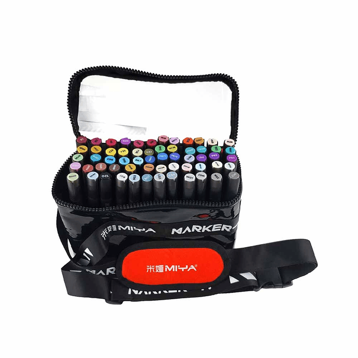 MIYA SET MARCADORES BASE ALCOHOL 60 COLORES  13