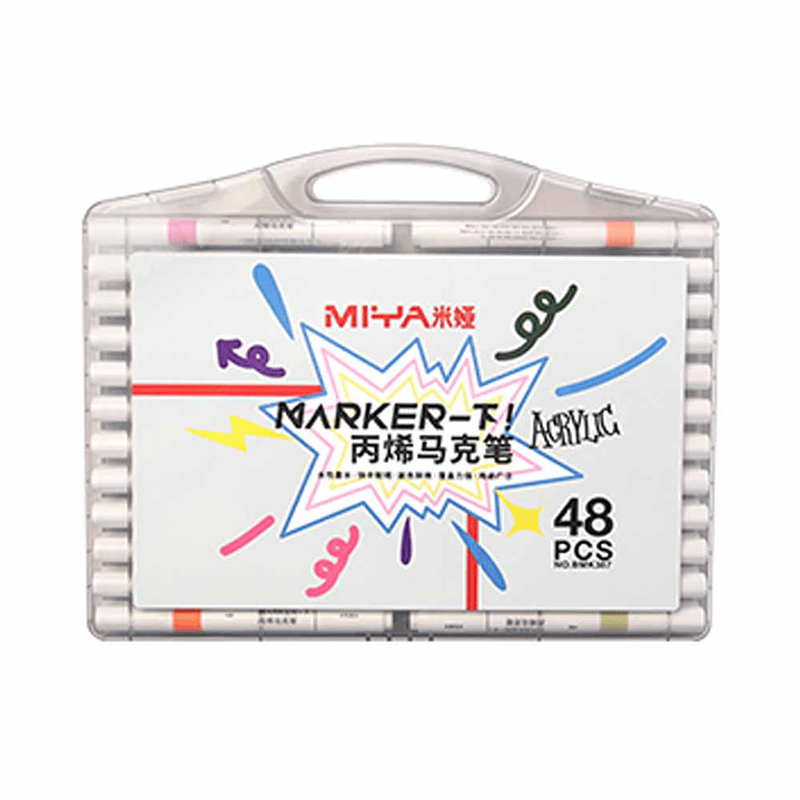 MIYA SET ACRILICOS 48 COLORES  3