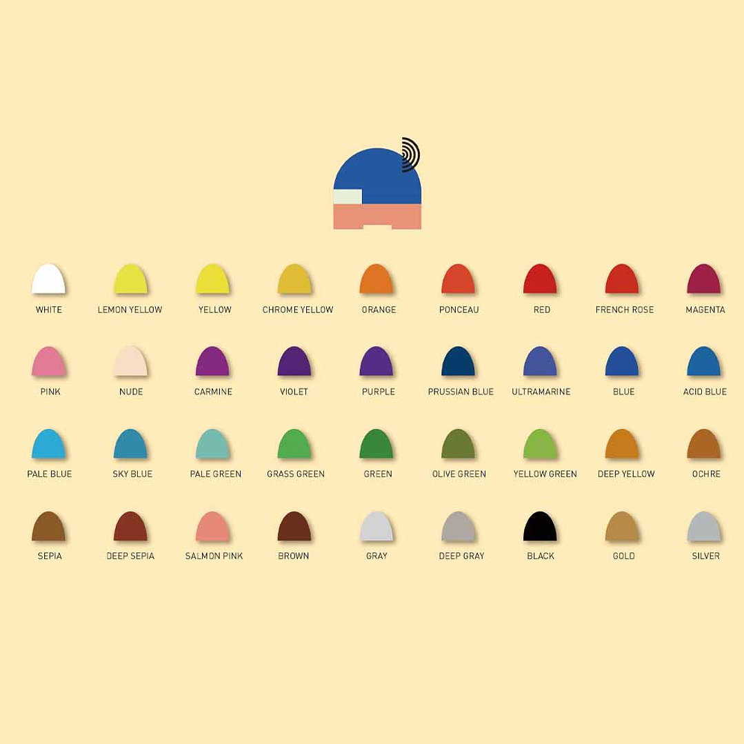 HIMI LÁPICES OLEO GEOMETRICOS 36 COLORES  5