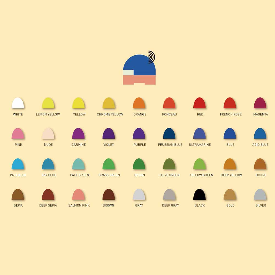 HIMI LÁPICES OLEO GEOMETRICOS 36 COLORES  5