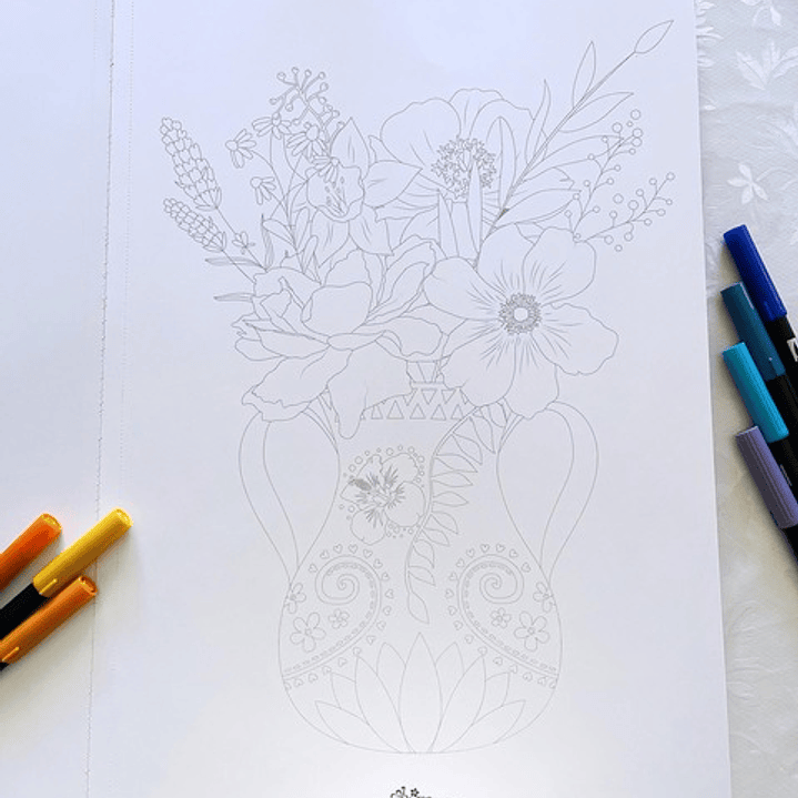 LIBRO PARA COLOREAR AFLORARTE 3