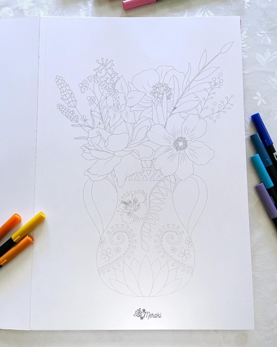 LIBRO PARA COLOREAR AFLORARTE 3