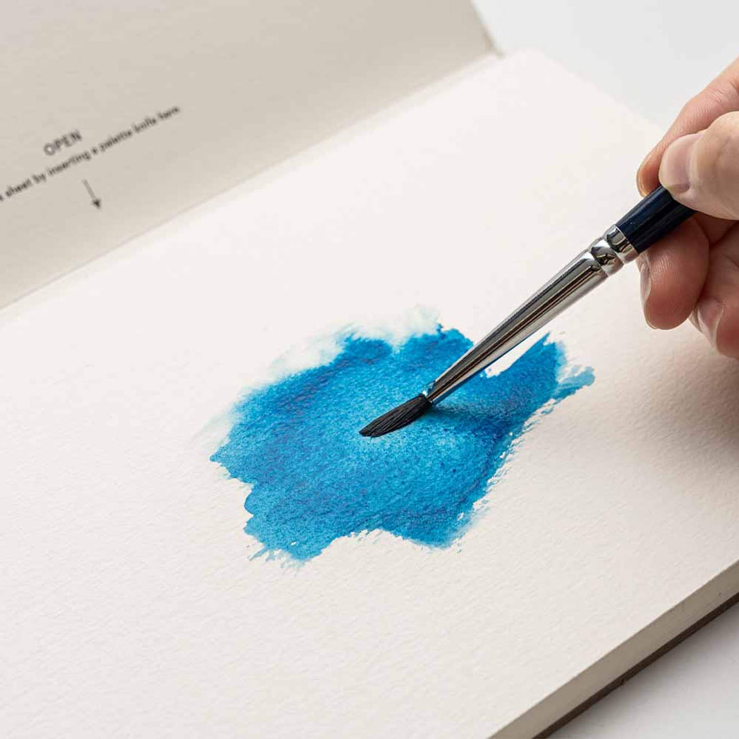 HIMI WATERCOLOR PAD (5.5*8.5IN BLUE /PURPLE) 6