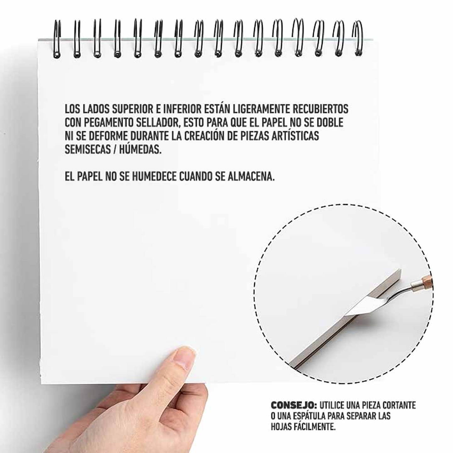 HIMI CUADERNO GOUCHE PAD 21.6*21.6CM-50PCS VERDE - 160G 4