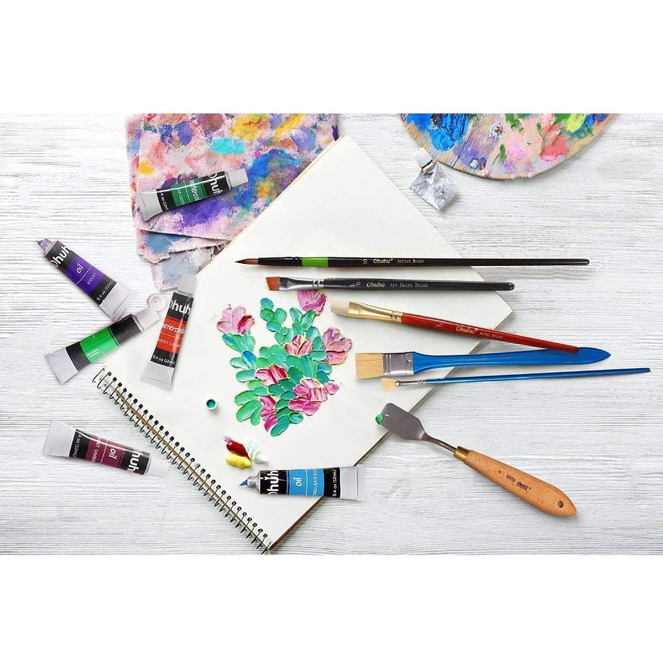 OHUHU SET DE 24 PINTURA AL ÓLEO 4