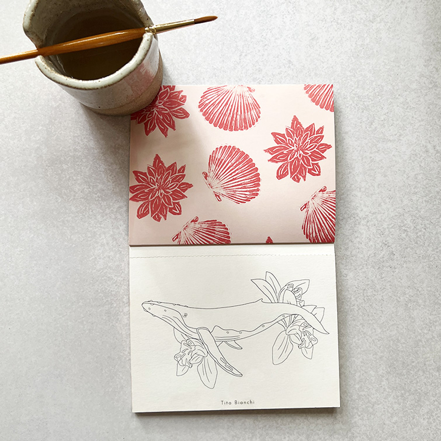 LIBRO DE VIAJE TITA BIANCHI MAR BOTÁNICO 4