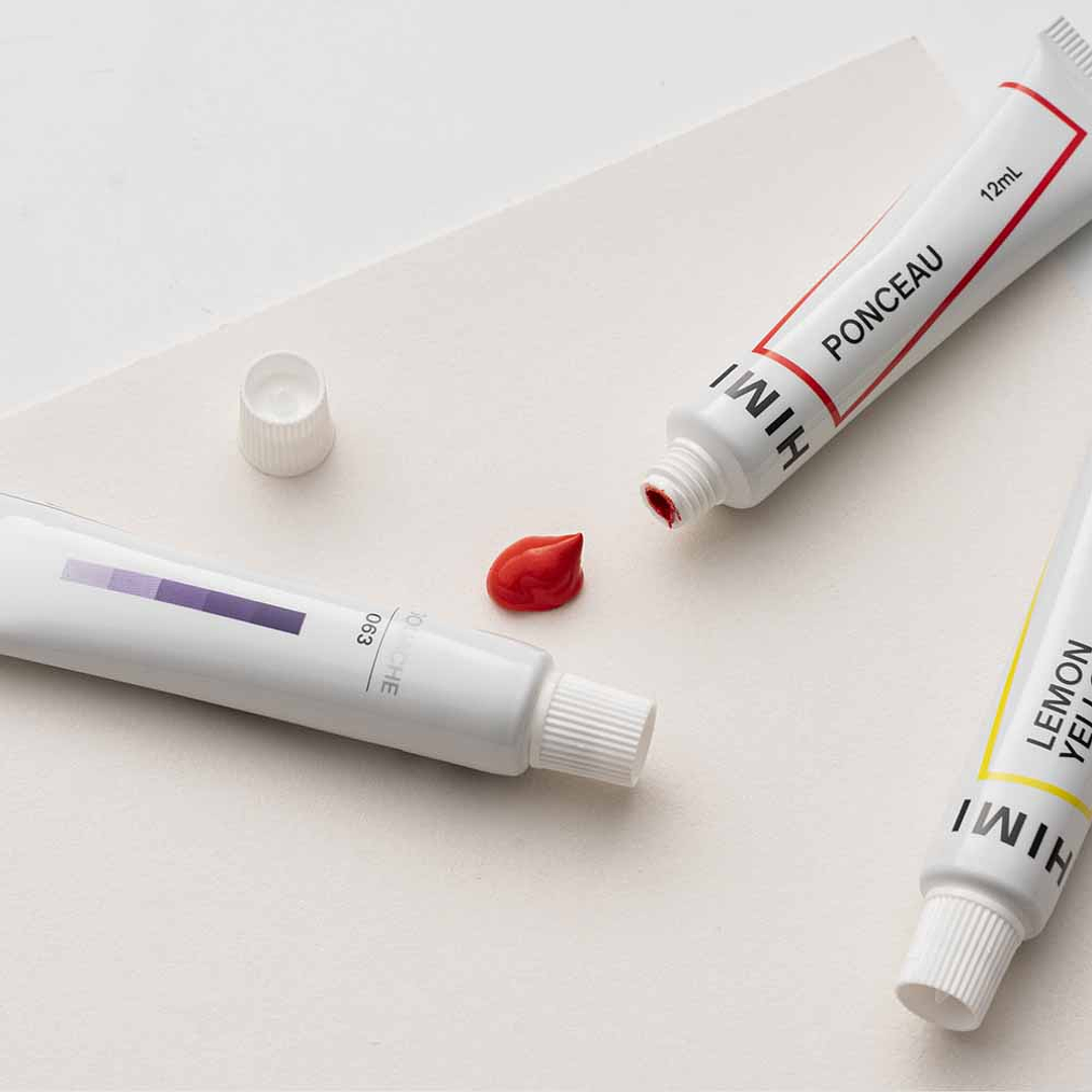 HIMI SET DE TUBO DE 24 PINTURA GOUACHE 12ML 6