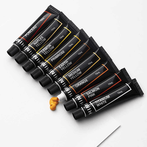 HIMI SET DE TUBO ACRILICO 12 ML - 36 COLORES 