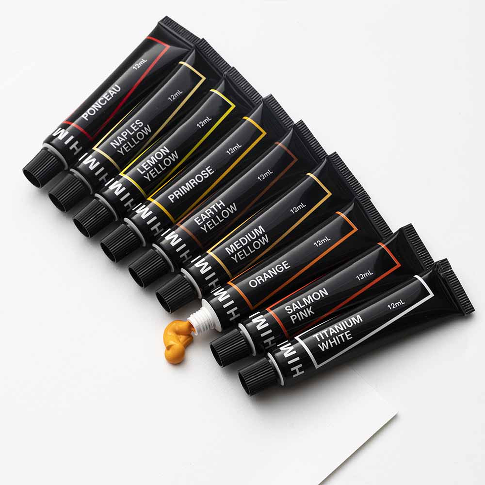 HIMI SET DE TUBO ACRILICO 12 ML - 36 COLORES  2