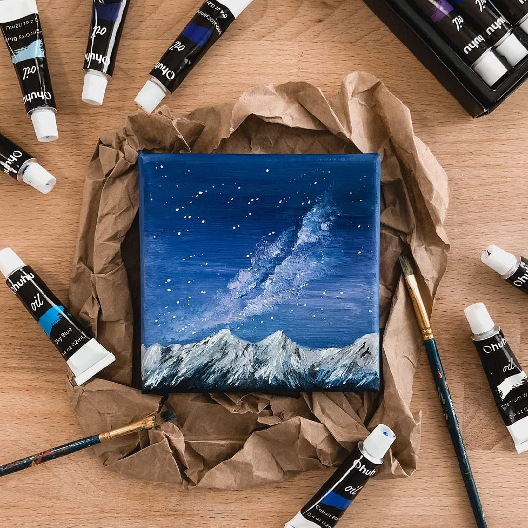 OHUHU SET DE 24 PINTURA AL ÓLEO 8