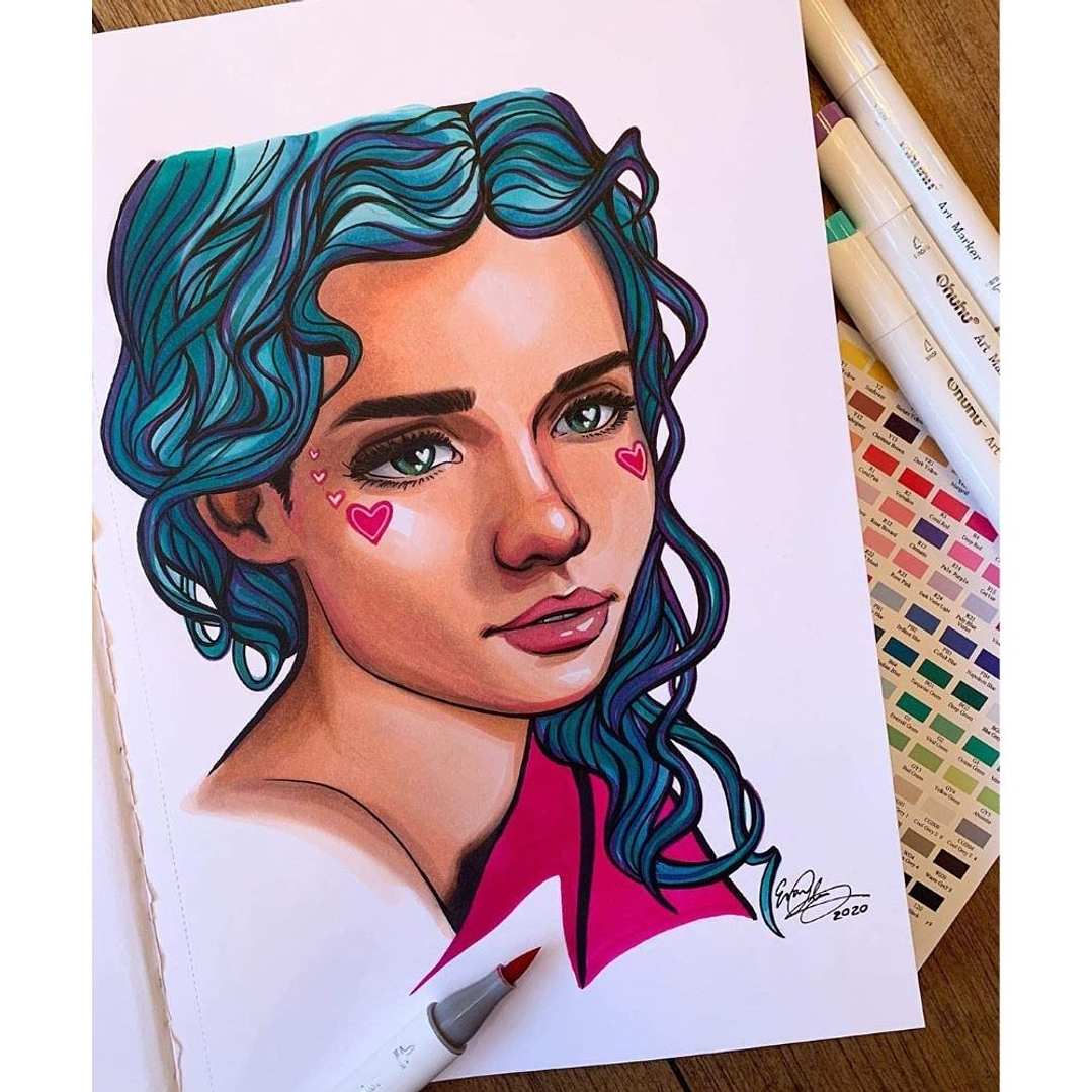 OHUHU SET DE 2 BLOCK PARA MARCADORES DE ALCOHOL. 8