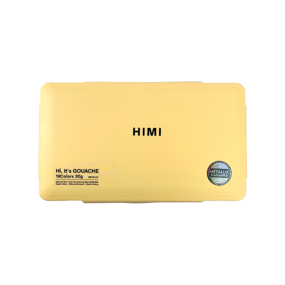 HIMI PINTURA GOUACHE METALIZADA 18 COLORES 30 ML (NO INCLUYE PINCEL) 5