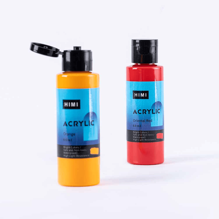 HIMI SET DE PINTURAS ACRÍLICAS 12 COLORES / 60 ML  3