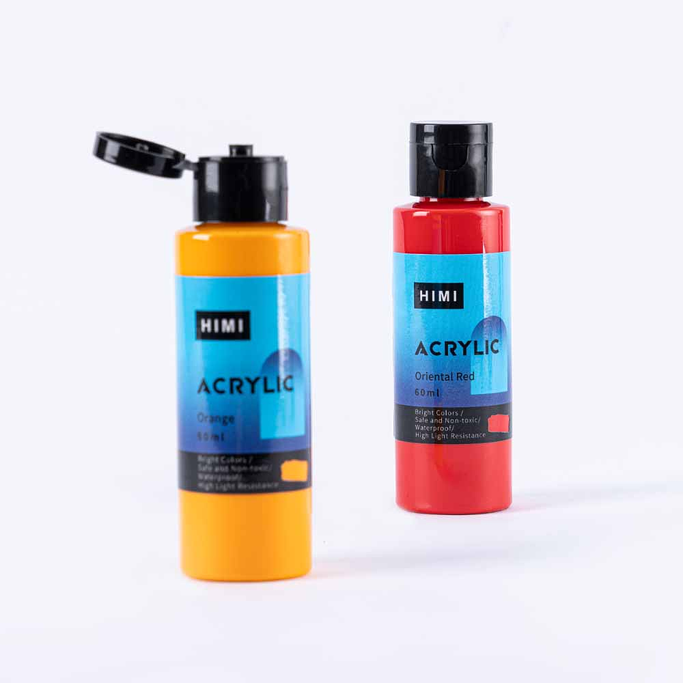 HIMI SET DE PINTURAS ACRÍLICAS 12 COLORES / 60 ML  3