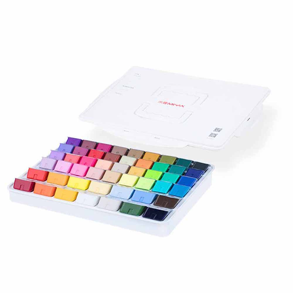 MIYA SET GOUACHE 50 COLORES (36*30ML/ 14*60ML) 1