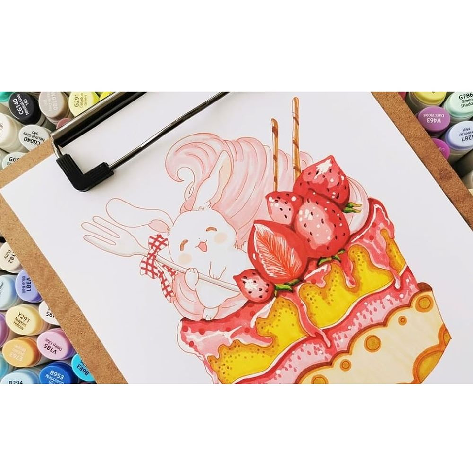 OHUHU 100 MARCADORES DE ALCOHOL + 1 BLENDER. FINA&BISELADA 9