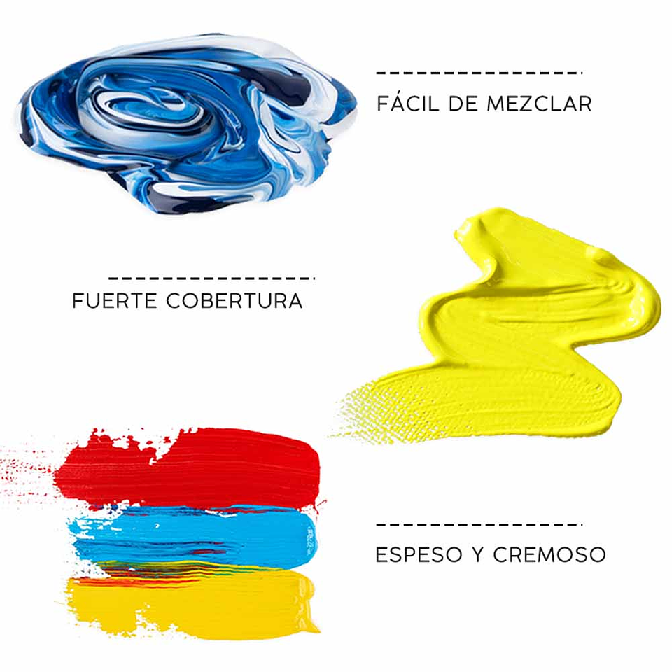 HIMI SET GOUACHE 18 COLORES / 30GR + PINCELES (ESTUCHE VERDE) 3