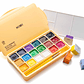 HIMI SET GOUACHE 18 COLORES / 30GR + PINCELES (ESTUCHE AMARILLO) - Miniatura 1