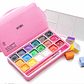 HIMI SET GOUACHE 18 COLORES / 30GR + PINCELES (ESTUCHE ROSADO) - Miniatura 1