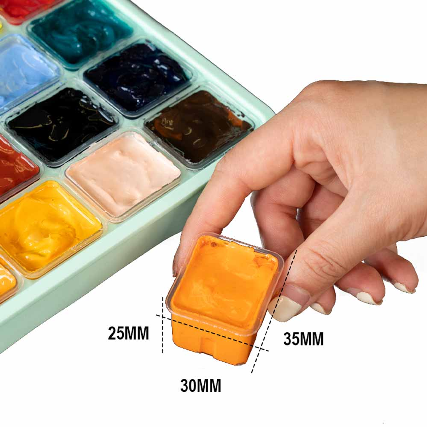 HIMI SET GOUACHE 24 COLORES / 30GR (NO INCLUYE PINCEL) ROSADO 3