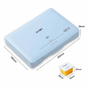 HIMI SET GOUACHE 24 COLORES / 30GR (NO INCLUYE PINCEL) ESTUCHE CELESTE