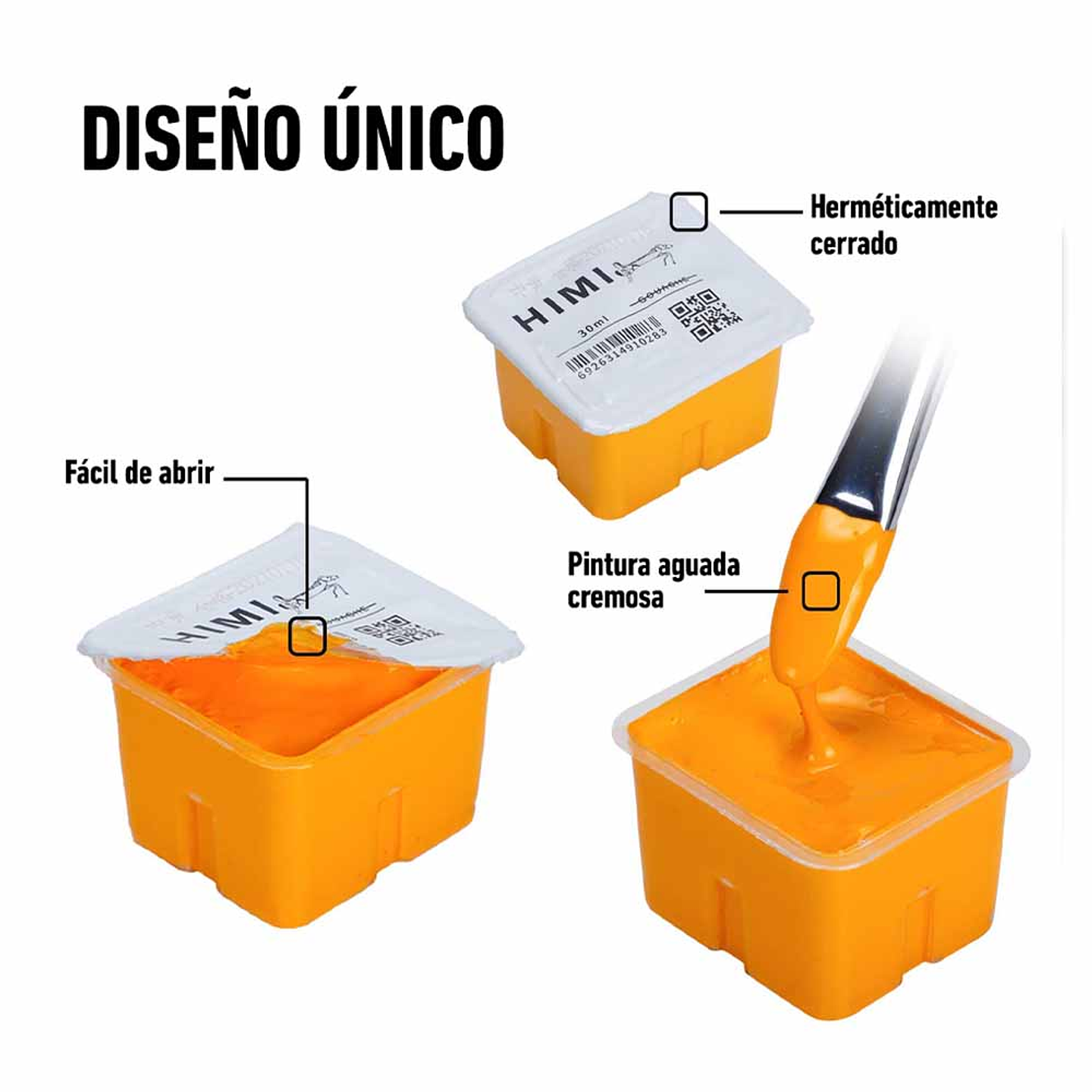 HIMI SET GOUACHE 24 COLORES / 30GR (NO INCLUYE PINCEL) ROSADO 4